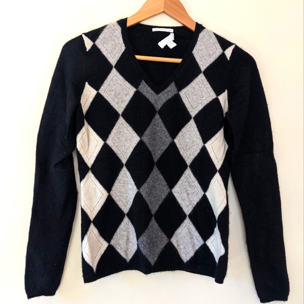 Cashmere Argyle Sweater